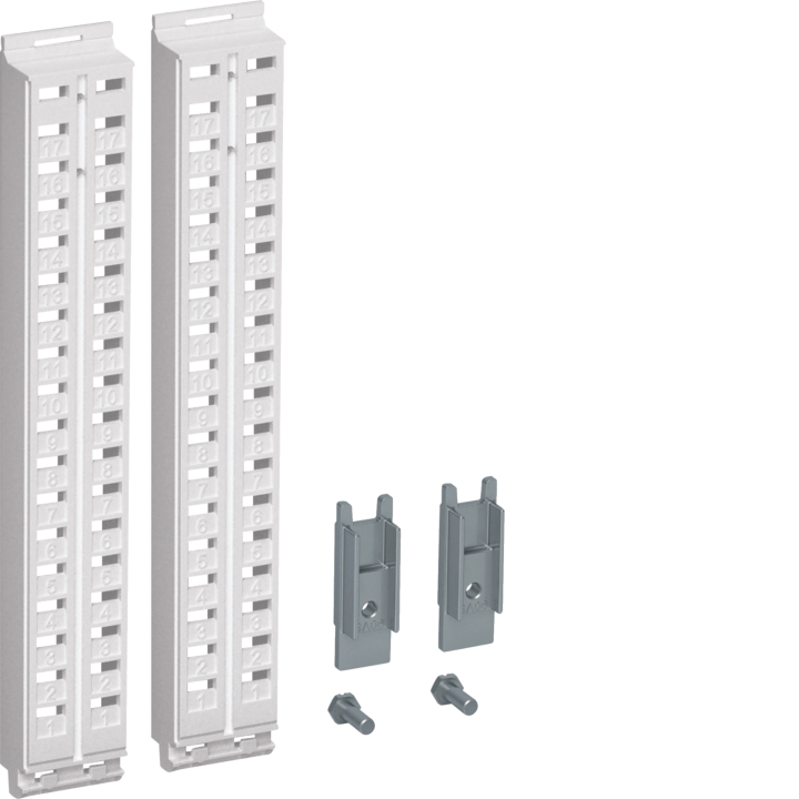 Hager FZ800C Adjustable DIN Rail Holder, Universal, CL1, 400 mm
