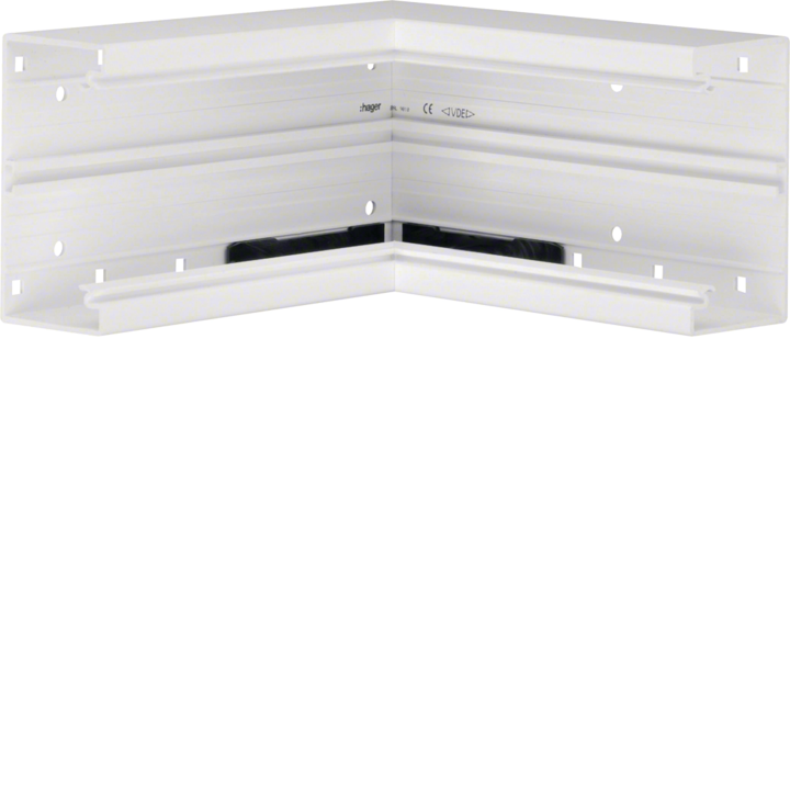 Hager L87719010 Iekšējais stūris PVC RAL 7030 Pure White