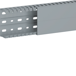Hager BA7A40080 rievotu paneļu kanāls BA7A 40x80 mm, pelēks