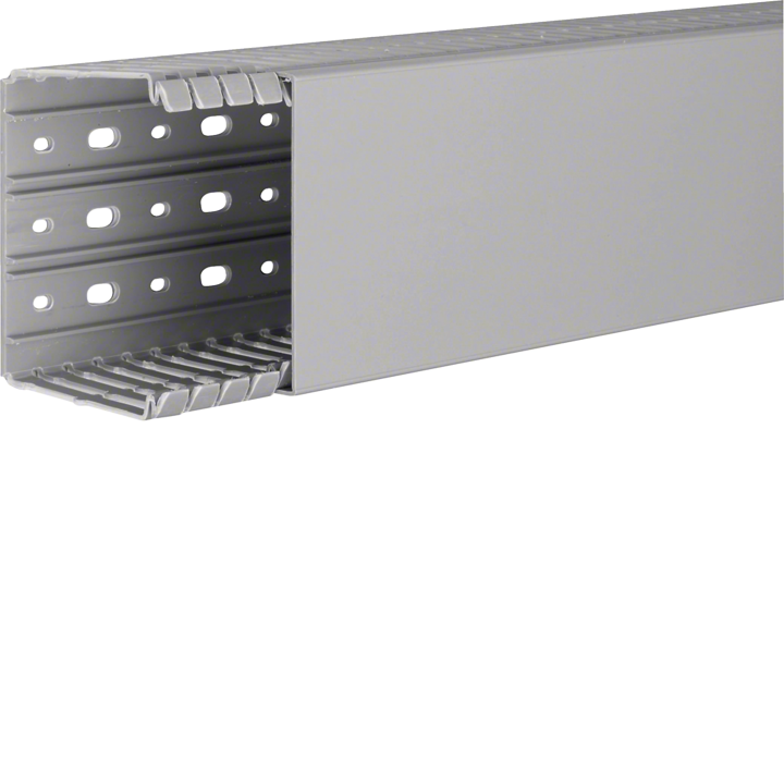 Hager BA780100 rievotā paneļa kanāls BA7 80x100 mm, pelēks