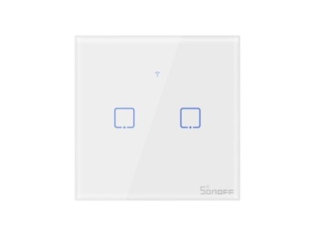 Smart Switch WiFi Sonoff T0 EU TX (2 kanāli)