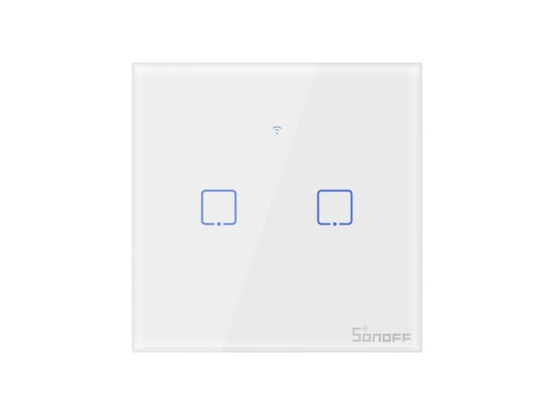 Smart Switch WiFi Sonoff T0 EU TX (2 kanāli)