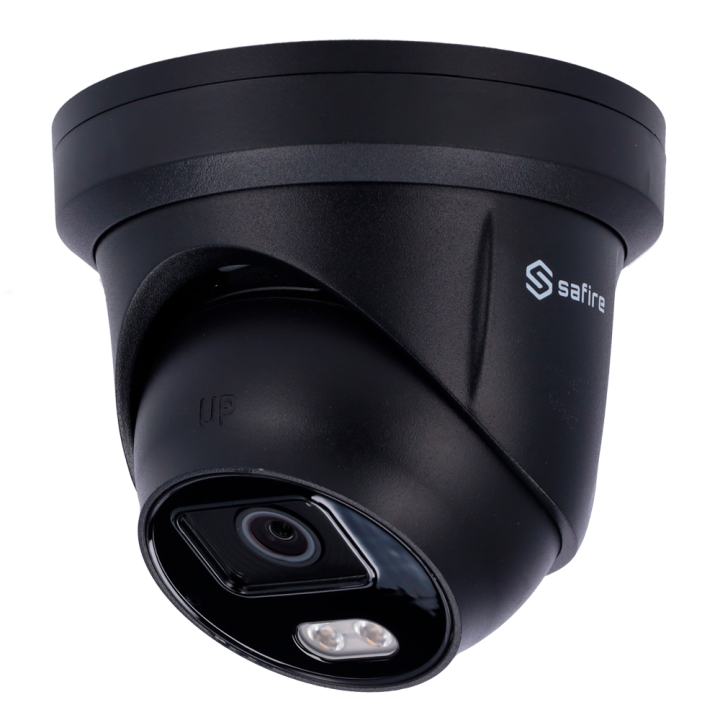 SAFIRE SF-IPT838CWA-4U-AI2-BLACK 4MP turelas IP kamera ar PoE, Wi-Fi, IP67, AI analītiku