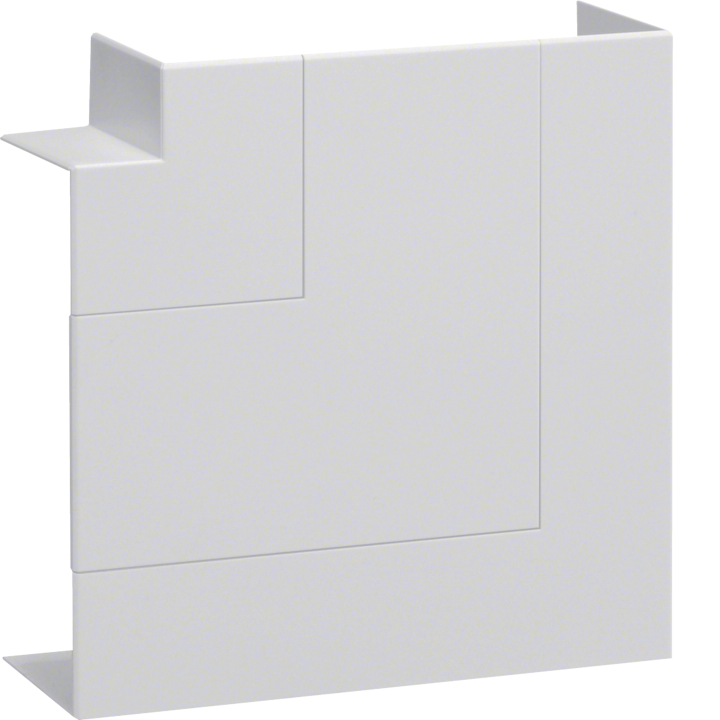 Hager BRP651705H9016 Plakans stūris grīdas kārbai, Traffic White (RAL 9016)