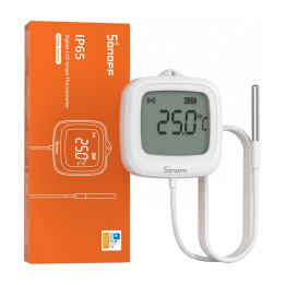 SONOFF SNZB-02LD IP65 Zigbee Интеллектуальный термометр с ЖК-дисплеем (версия с зондом) — Sonoff, SmartWise, Shelly Оптовая прод