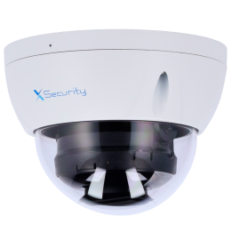 X-SECURITY XS-IPD842A-4P-DL-WIZ 4MP IP67 kupola IP kamera ar PoE, Wi-Fi, IR 30m, microSD 256GB