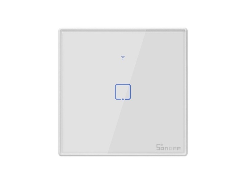 Smart Switch WiFi + RF 433 Sonoff T2 EU TX (1 kanāls)