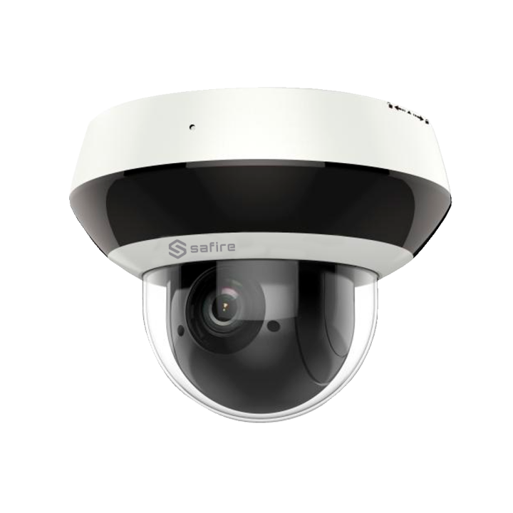 SAFIRE SF-IPPT5104WA-4P 5MP PTZ IP kamera su Wi-Fi, PoE, IP66, 2,8–12 mm objektyvu, 256 GB „microSD“