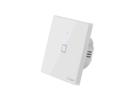 Smart Switch WiFi + RF 433 Sonoff T2 EU TX (1 kanāls)