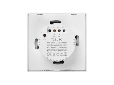 Smart Switch WiFi + RF 433 Sonoff T2 EU TX (1 kanāls)