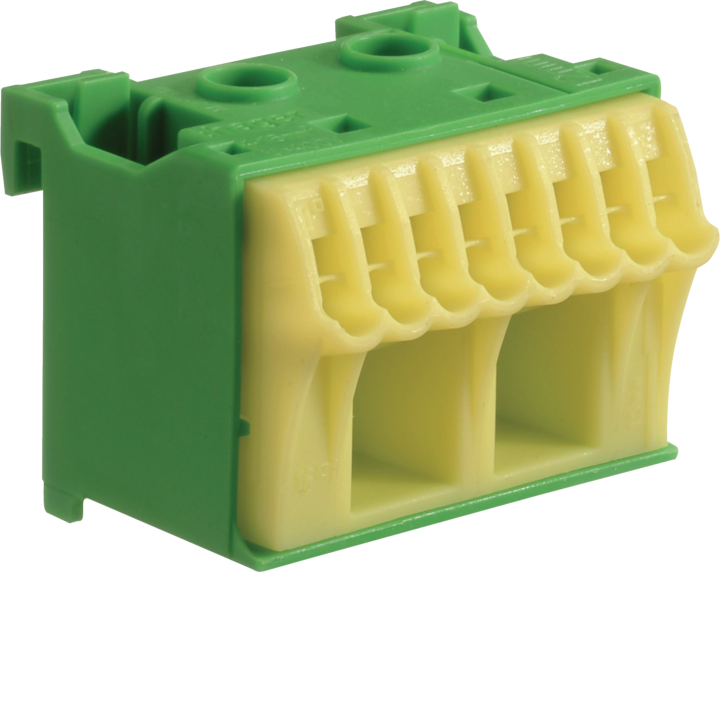 Hager KN10E PE Terminal Block, 10 Connections, Quick Connect