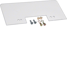 Hager HZ043 Terminal Shield h125/160 4P