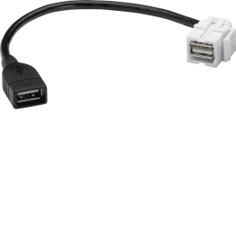 Модульная вставка Hager GMKUSB2A, USB Type-A