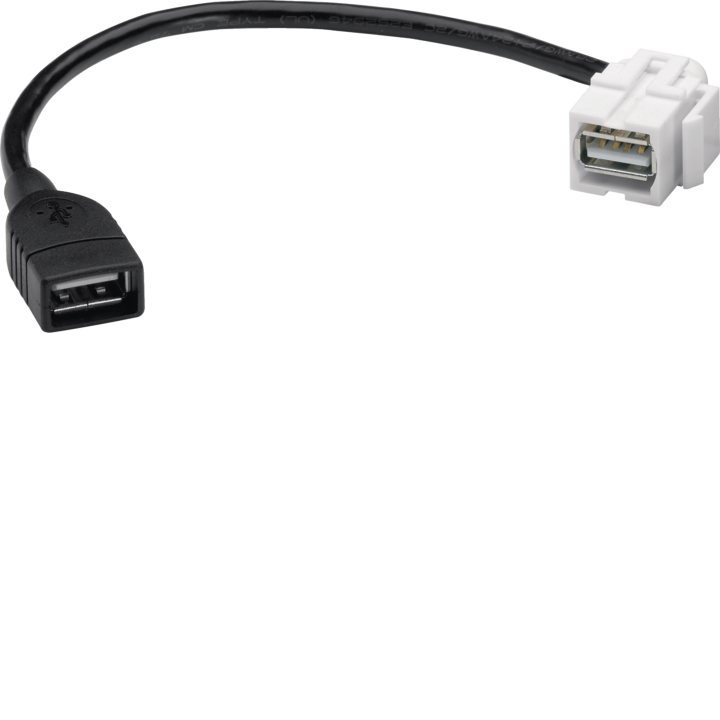 Модульная вставка Hager GMKUSB2A, USB Type-A