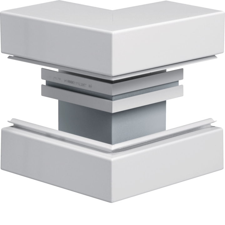 Hager BRA8517039016 välisnurk 85x170mm kaanega 80mm valge