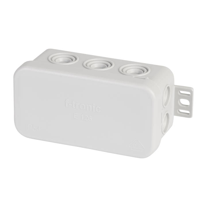 Cable outlet box E126 IP54 85x44x40mm gray F-TRONIC DLF385