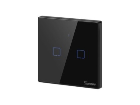 Smart Switch WiFi + RF 433 Sonoff T3 EU TX (2 kanāli)