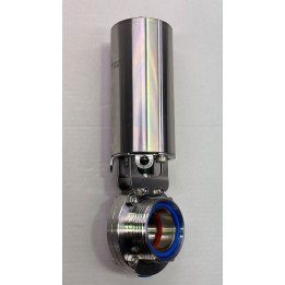 NIOB ALO474 Butterfly Valve DN50 DIN-GS 1.4301 Polished