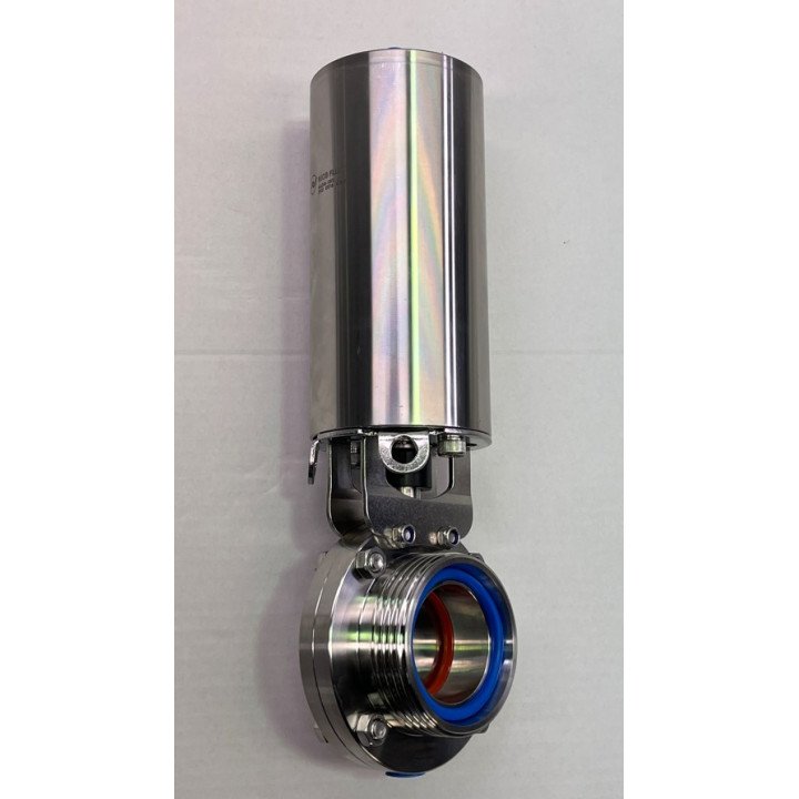 NIOB ALO474 Butterfly Valve DN50 DIN-GS 1.4301 Polished
