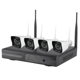 NIVIAN RETAIL NV-KIT413W-1TB 4 kanalų NVR su 1TB HDD, ONVIF, P2P debesiu