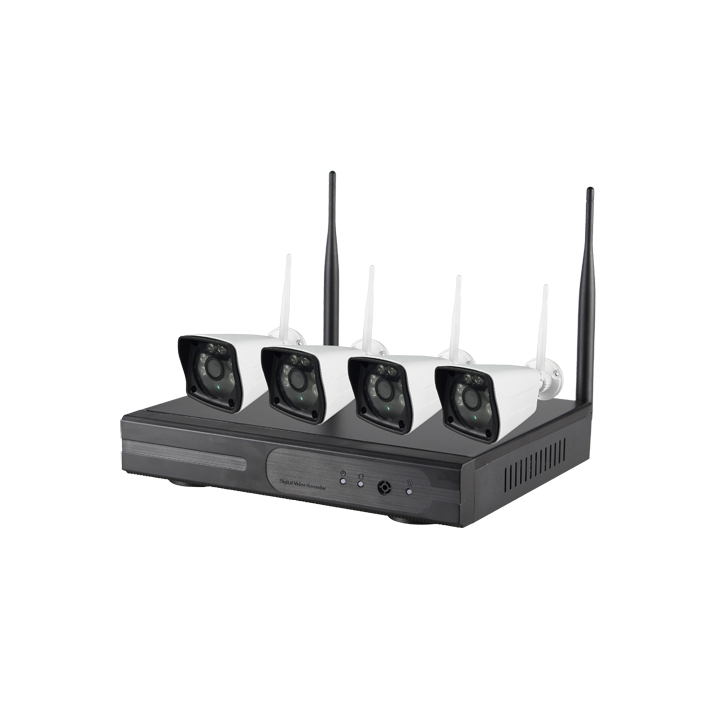 NIVIAN RETAIL NV-KIT413W-1TB 4 kanalų NVR su 1TB HDD, ONVIF, P2P debesiu