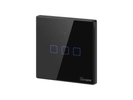 Smart Switch WiFi + RF 433 Sonoff T3 EU TX (3 kanāli)