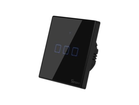 Smart Switch WiFi + RF 433 Sonoff T3 EU TX (3 kanāli)