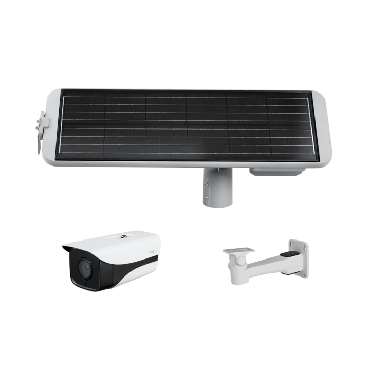 X-SECURITY XS-IPB035-2YSOLAR-4G 2MP āra bullet IP kamera ar Wi-Fi, PoE, IP67, IR 40m, microSD līdz 256GB