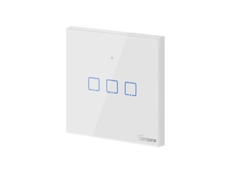 Smart Switch WiFi Sonoff T0 EU TX (3 kanāli)