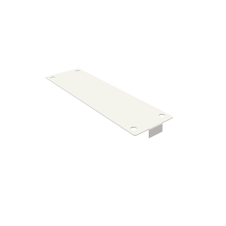 Hager FN949E Cover Plate, White, 0 mm Width