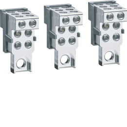 Hager HYT065H Cage Terminal Distribution Block P250 Cu/Al 3P 6x 6-35mm²