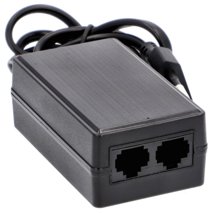 Коммутатор VidiLine VIDI-POE-48/NX_V2 с инжектором PoE, буфер ИБП 48V DC