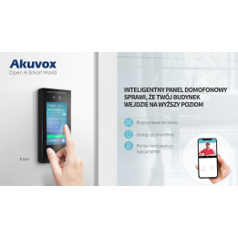 Akuvox E16C Surface-Mounted Multi-Family Face Recognition Access Control Panel