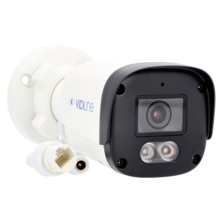 VidiLine VIDI-IPC-24T-IW 4MP IP Bullet Camera 2.8mm Dual Light