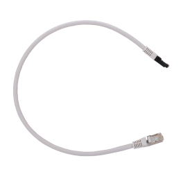 Кабель патч-корд SAFIRE SFTP6A-H-05W Cat6a S/FTP, 0.5m