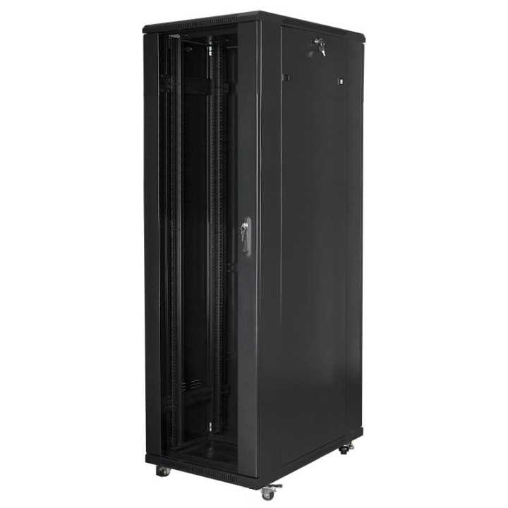 VidiLine R19-42U/1000-SS 19" 42U Server Rack Cabinet Black