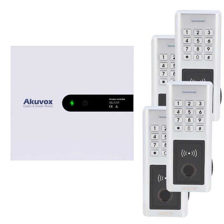 Akuvox A094 Access Control Controller for 4 Readers and 4 Relay Outputs, Wiegand Interface