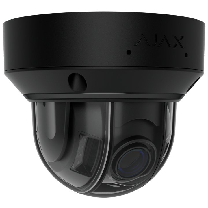 AJAXCCTV AJ-DOMECAM-8-HLVF-B 8MP PTZ IP-kaamera koos PoE-ga, IP65, 40 m IR, 2,8–12 mm varifokaalne objektiiv