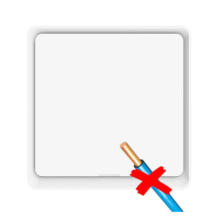 Tuya KT Series 1-Gang Zigbee Smart Wall Switch (No Neutral) White