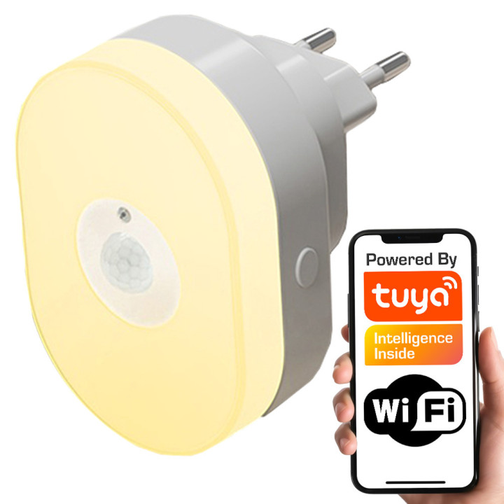 Tuya WiFi PIR Motion Sensor Night Light RGBCCT