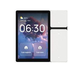 Tuya 3,5" kosketusohjauspaneeli, jossa BT Mesh Gateway, WiFi, IR-kaukosäädin, 3 painiketta - valkoinen (5906203621453)