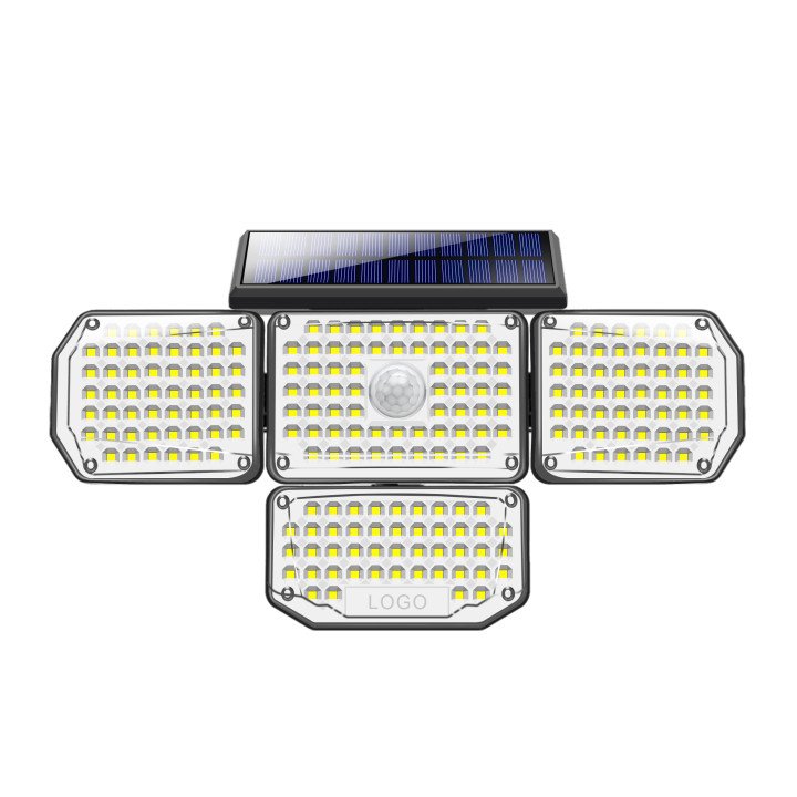 Immax CLOVER-2 08499L Outdoor Solar-Powered LED Wall Light with PIR Sensor, 5W, 350lm, 3000K