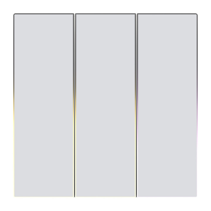 Touch ZigBee Light Switch Avatto TS60-EU-W3 Triple TUYA (balta).