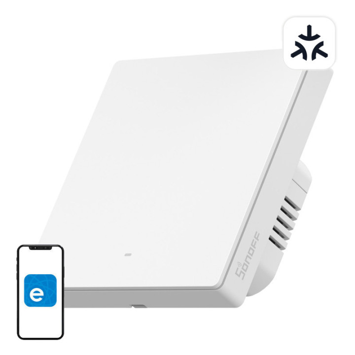 SONOFF M5-1C-86W WiFi Matter älykäs seinäkytkin (1-kanavainen)