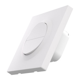 SONOFF Orb-ZBW2L 2-Gang Zigbee viedais slēdzis (bez neitrāla) – divkanālu, tikai tiešraides slēdzis, Zigbee, balts (MINI-ZB2GS-L