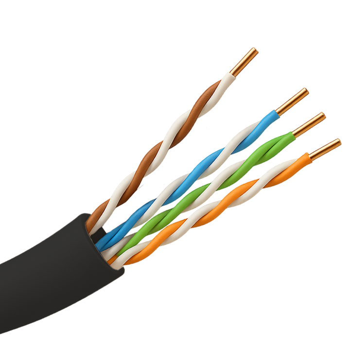 Кабель UNIVIEW UV-UTP5E-305-BC, Cat5e U/UTP для улицы, бухта 305м
