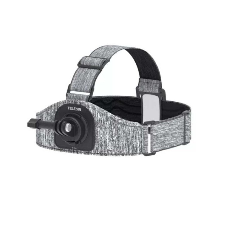 Telesin Headband with Two Sport Camera Mounts (GP-HMS-T06)
