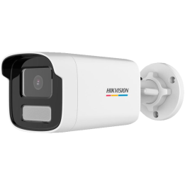 HIKVISION VALUE DS-2CD1T47G2-LUF(4mm) 4MP Outdoor Bullet IP-kaamera PoE, IP67, valge valguse ja IR-ga 50 m, sisseehitatud mikrof