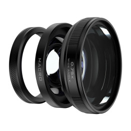 Freewell 2-in-1 Macro Wide-Angle Lens for FUJI X100VI/X100V FW-FU-XMWA-B