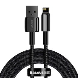 Baseus Tungsten Gold Cable USB to Lightning 2.4A 2m (Black) CALWJ-A01
